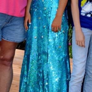 PROM DRESS. WORN ONCE!! Perfect shape.